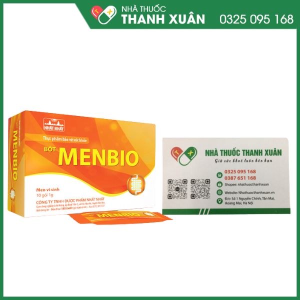 Bột men vi sinh Menbio bảo vệ đường ruột